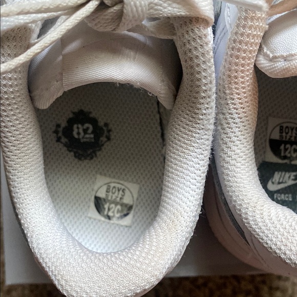 Nike White Air Force 1’s Sneakers - Picture 7 of 8